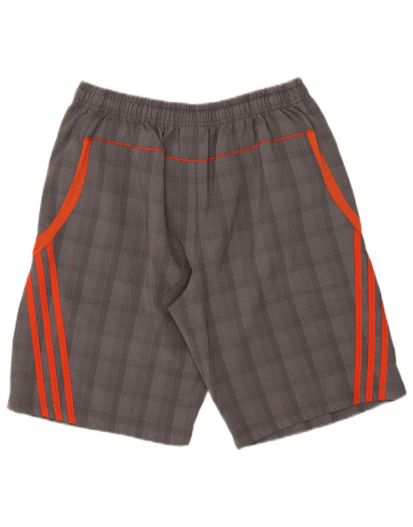 Adidas Herre Sportshorts UK 46/48 XL Grå ternet