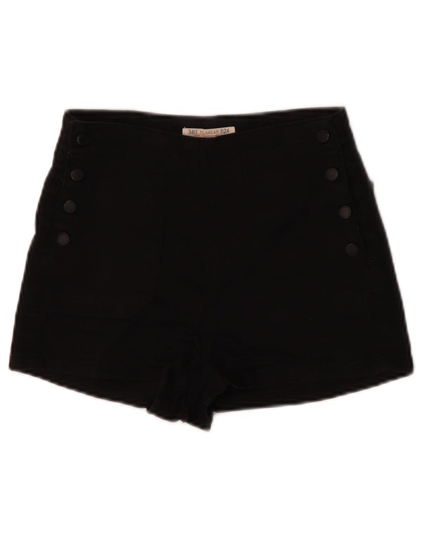 Pull & Bear Pantaloni caldi pentru femei EU 34 2XS W24 Bumbac negru