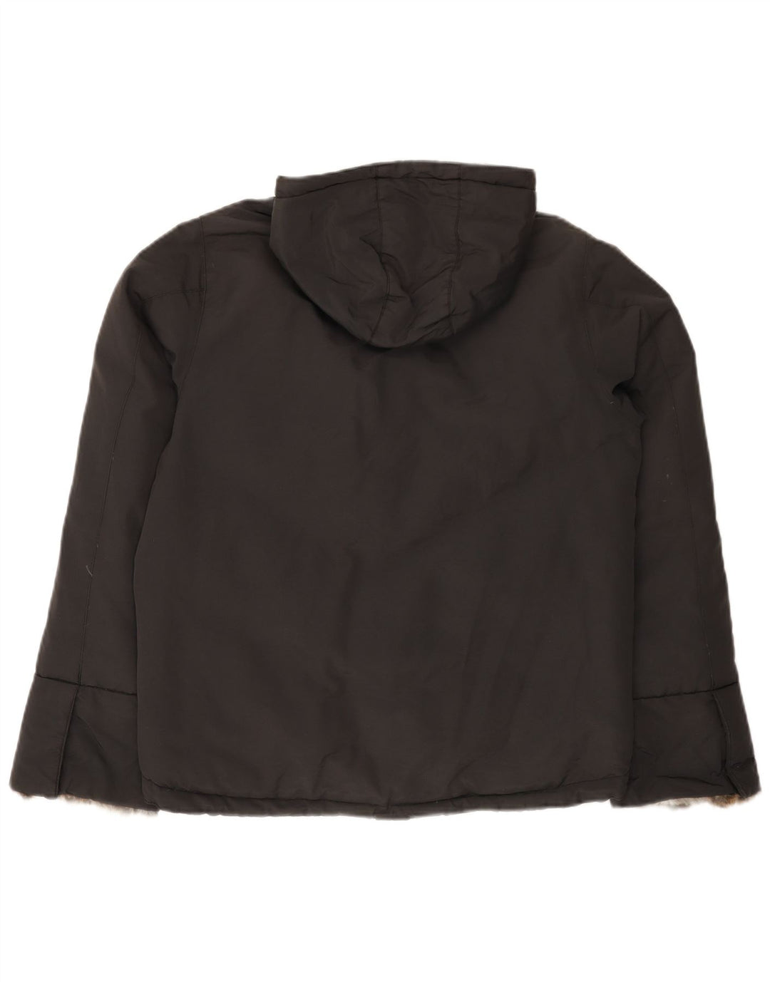 Woolrich Veste matelassée à capuche pour femme UK 44 Medium Black Nylon