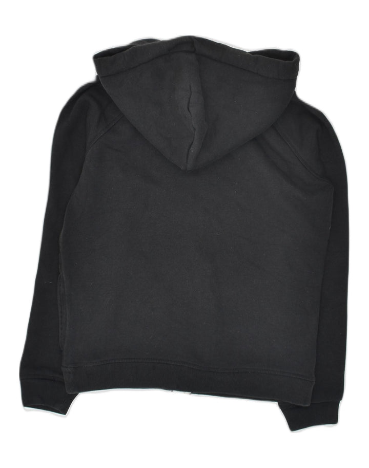 JACK WILLS Womens Zip Hoodie Sweater UK 8 Small  Black Polyester | Vintage Jack Wills | Thrift | Second-Hand Jack Wills | Used Clothing | Messina Hembry 