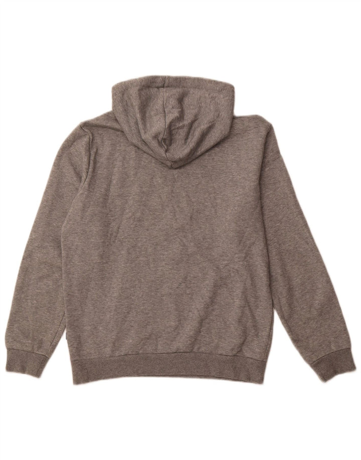 Puma Mens Graphic Hoodie Jumper Small Grey