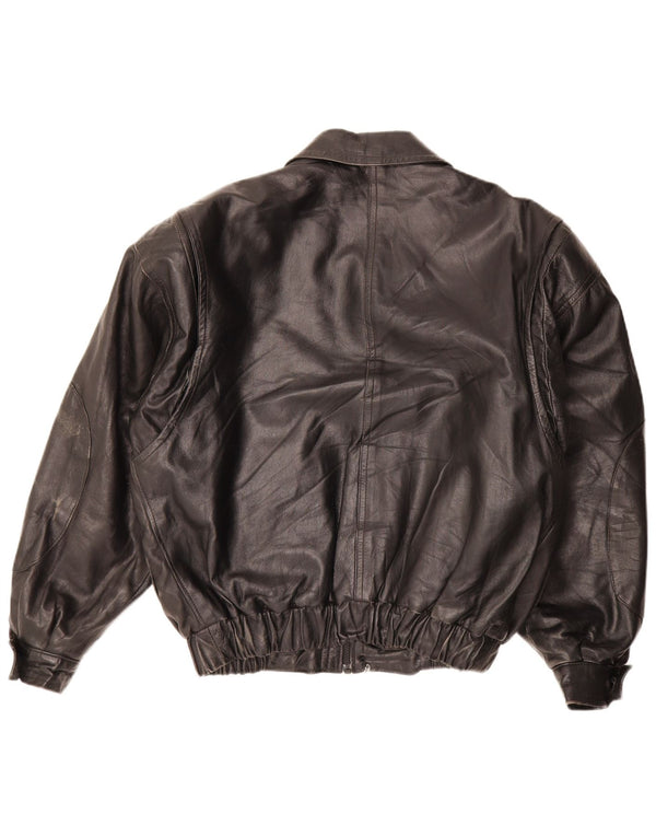 Lavorazione Artigiana Mens Loose Fit Jacket IT 48 Medium Black