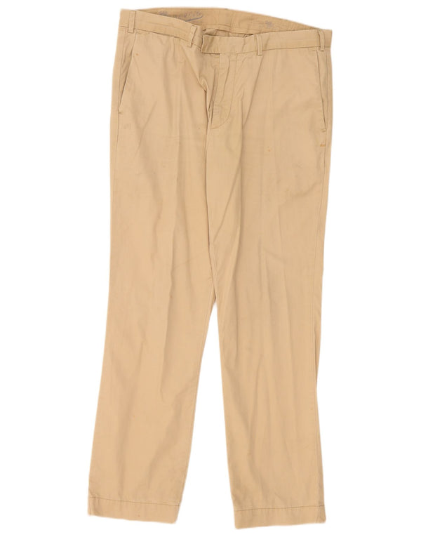 Pantaloni chino slim da uomo Polo Ralph Lauren W36 L32 cotone beige