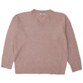 Maglione oversize con scollo a V da donna Marks & Spencer UK 14 Rosa medio