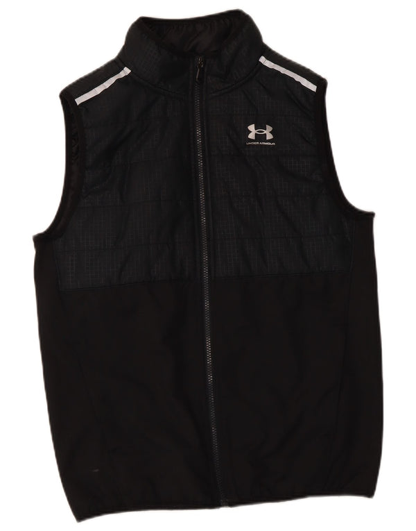 Giacca da tuta senza maniche da ragazzo Under Armour 12-13 anni nera