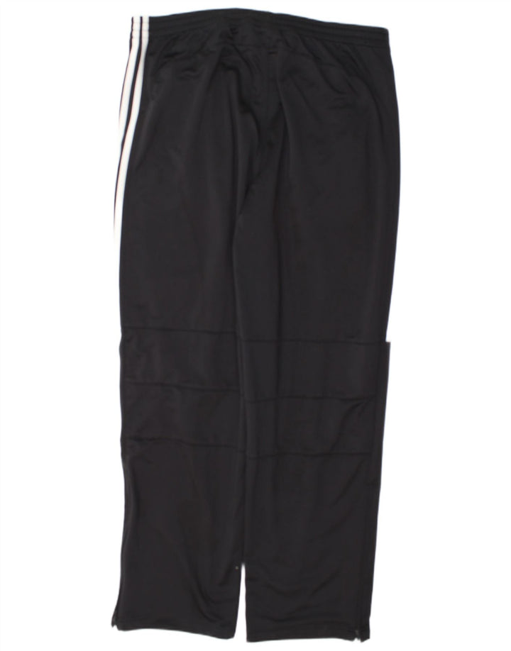 Adidas Mens Tracksuit Trousers XL Black Striped Polyester