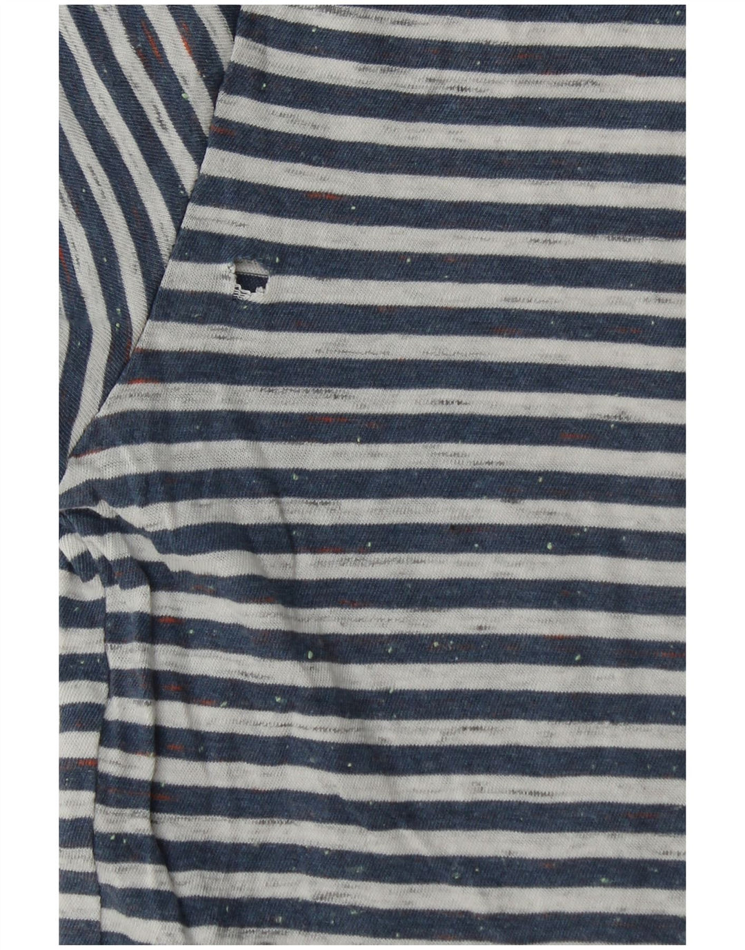 Tommy Hilfiger Mens T-Shirt Top Medium Navy Blue Striped Cotton