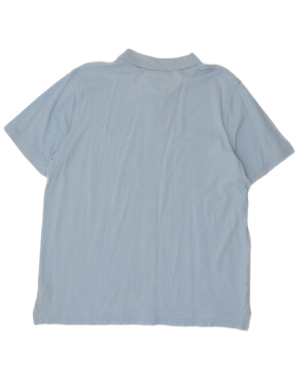 Crew Clothing Mens Polo Shirt 2XL Blue Cotton