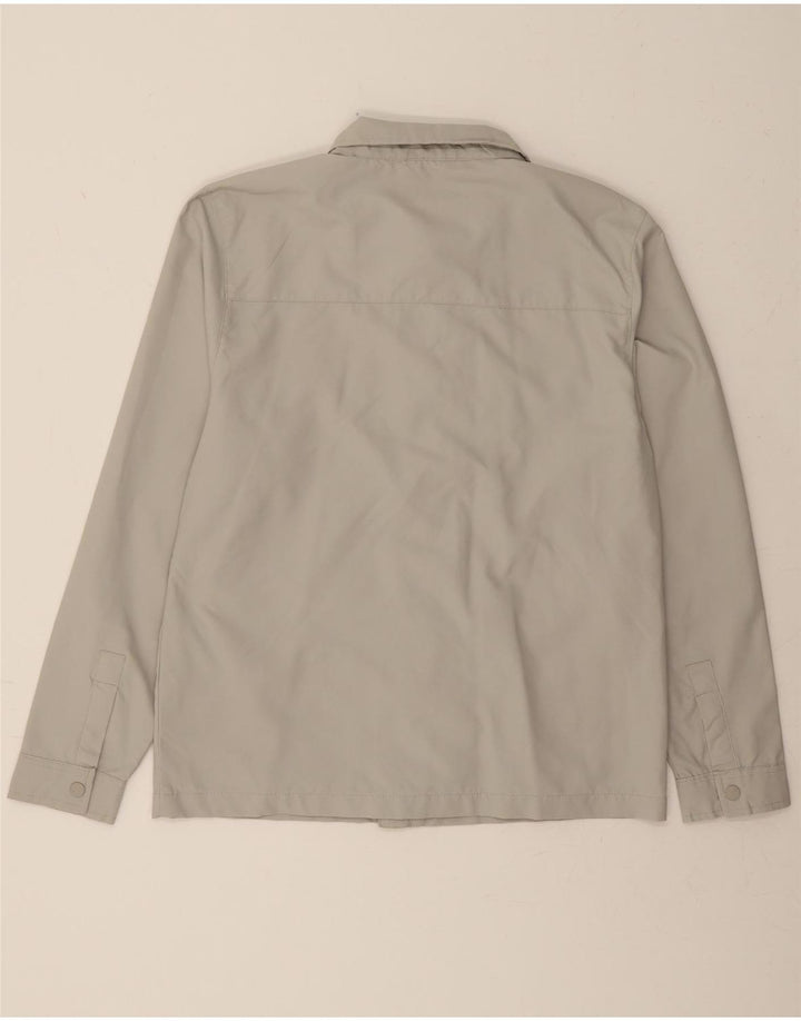 FRENCH CONNECTION Mens Bomber Jacket UK 38 Medium Grey Polyester Vintage French Connection and Second-Hand French Connection from Messina Hembry 