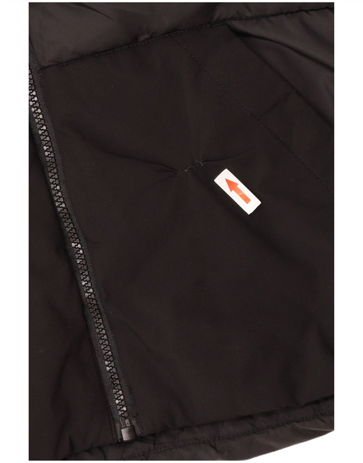 Zara Mens Padded Gilet UK 36 Small Black Polyester