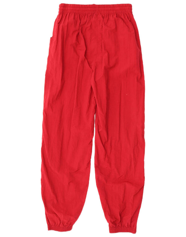 Crane Pantaloni de trening pentru femei cu croiala largi Pantaloni de jogging UK 14 Poliamidă roșie mare