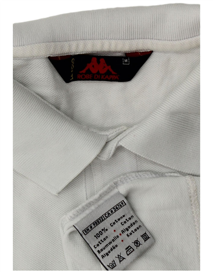 Kappa Mens Polo Shirt Medium Blue Cotton