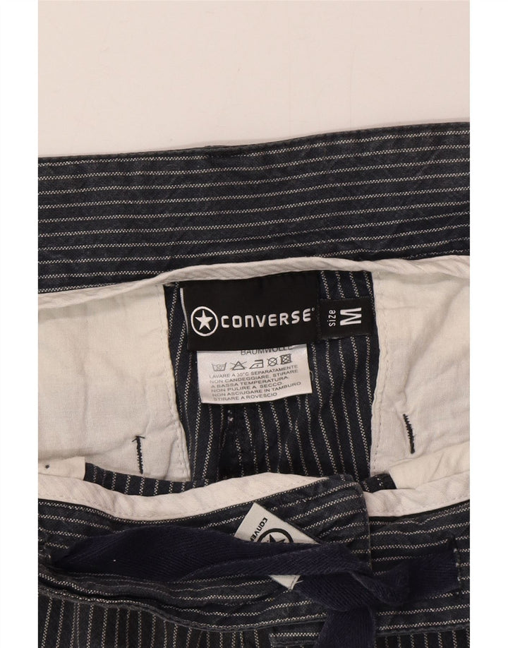 Converse Chino Shorts til mænd Medium W32 Gråstribet bomuld