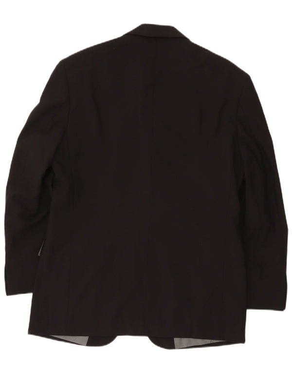 Jachetă pentru bărbați Marks & Spencer, scurtă, cu 3 nasturi, UK 38 Medium Black