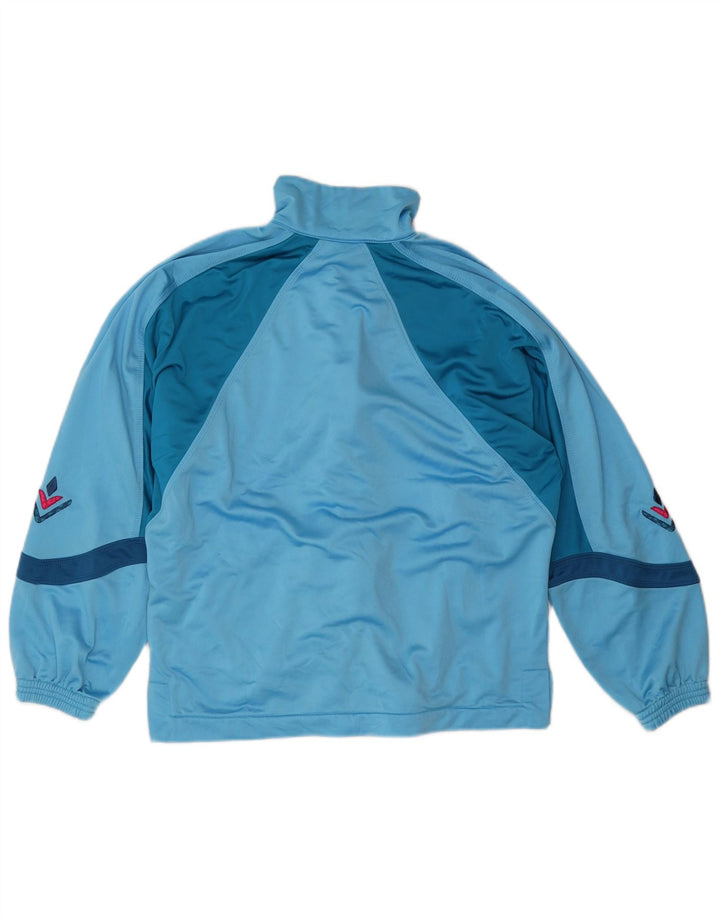 Diadora Womens Graphic Tracksuit Top Jacket IT 40 Medium Blue Colourblock