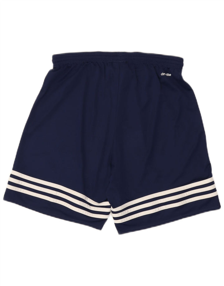 Adidas Mens Climalite Sport Shorts Small Navy Blue Polyester
