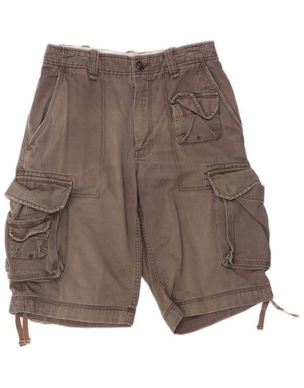 Gap Mens Cargo Shorts W28 Small Grey Cotton