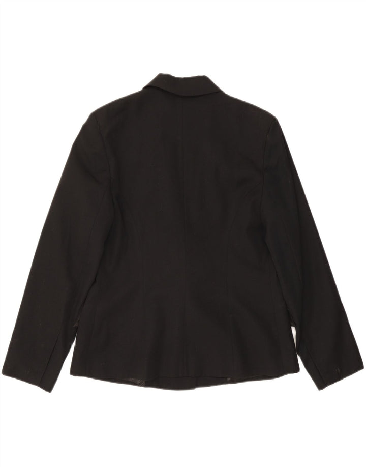 Giacca blazer doppiopetto da donna ROCCOBAROCCO UK 14 media nera