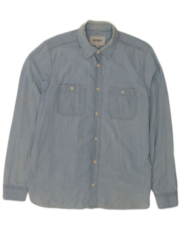 Carhartt Herre Regular Fit skjorte Medium Blue Bomuld