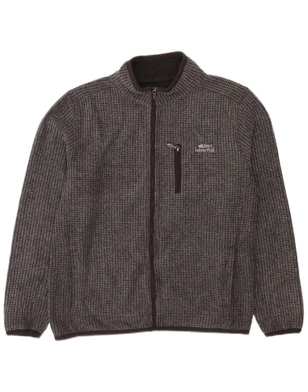 Giacca in pile da uomo Weird Fish UK 40 Large Poliestere grigio