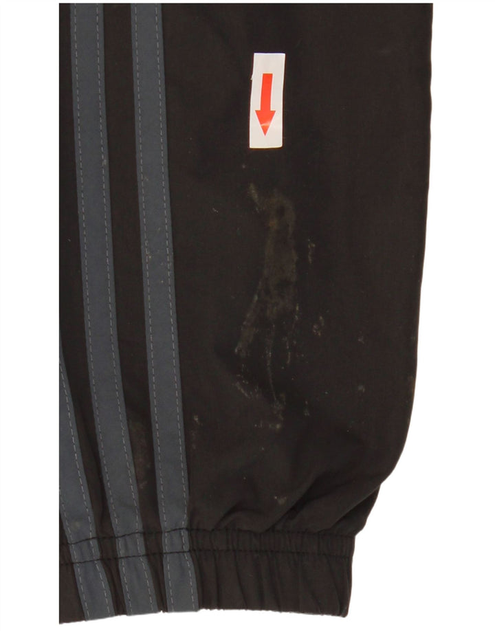 Adidas Boys Climalite Tracksuit Top Jacket 13-14 Years Grey Polyester