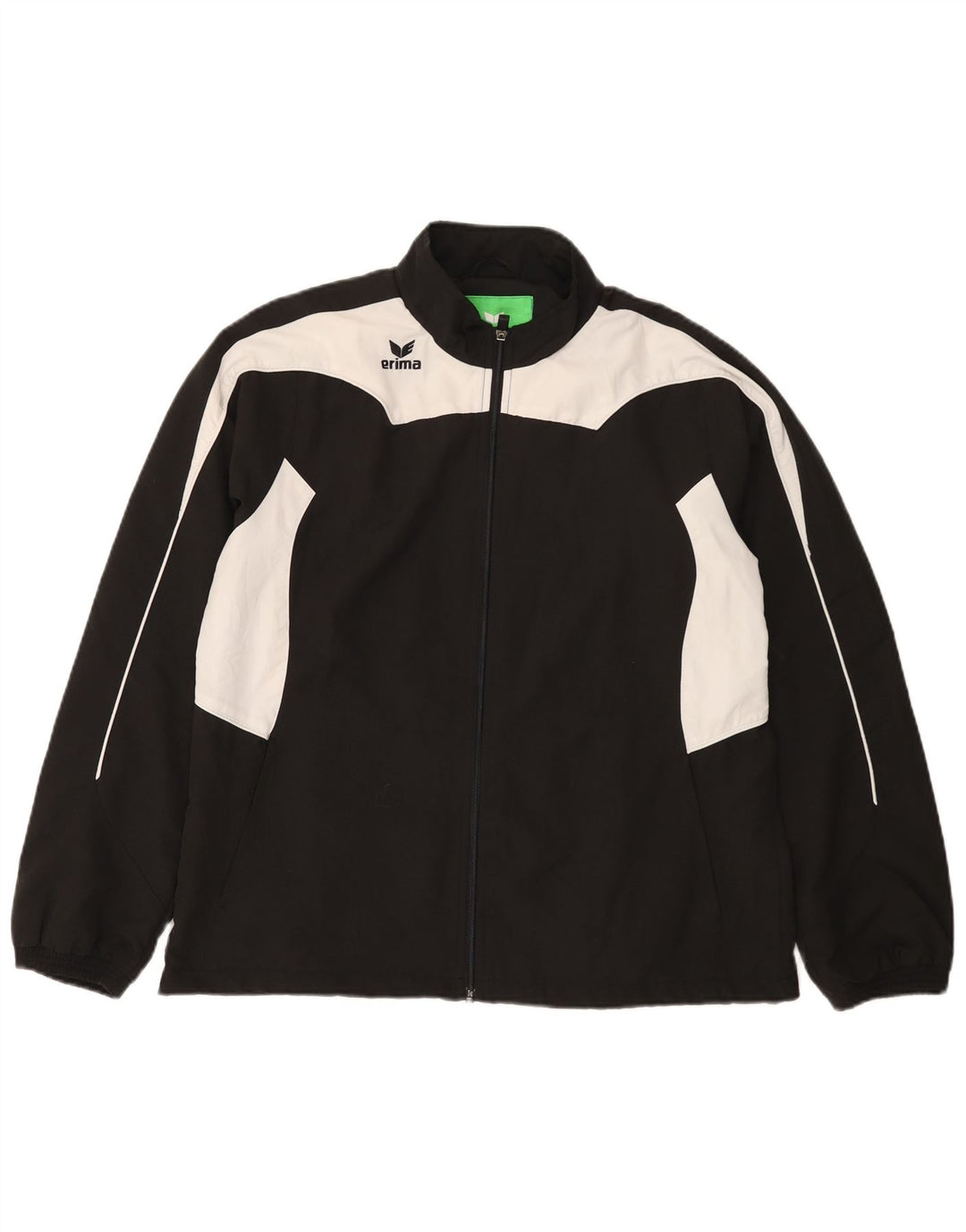 Erima Womens Full Tracksuit UK 16 Large Black Colourblock Polyester