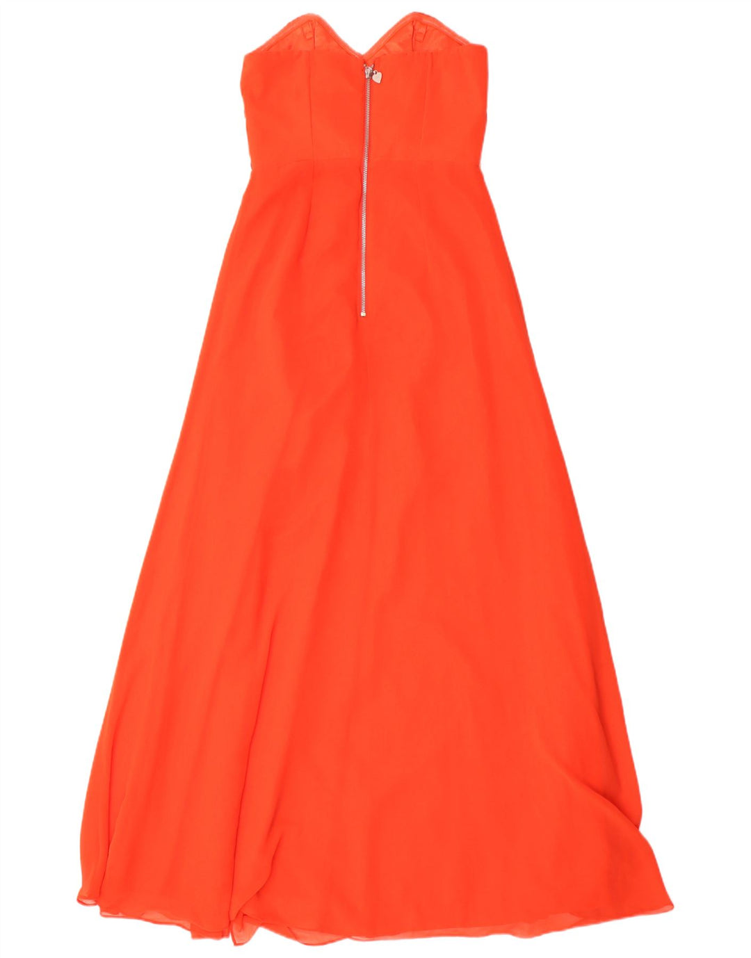 LIPSY Womens Strapless Dress UK 8 Small Red Polyester