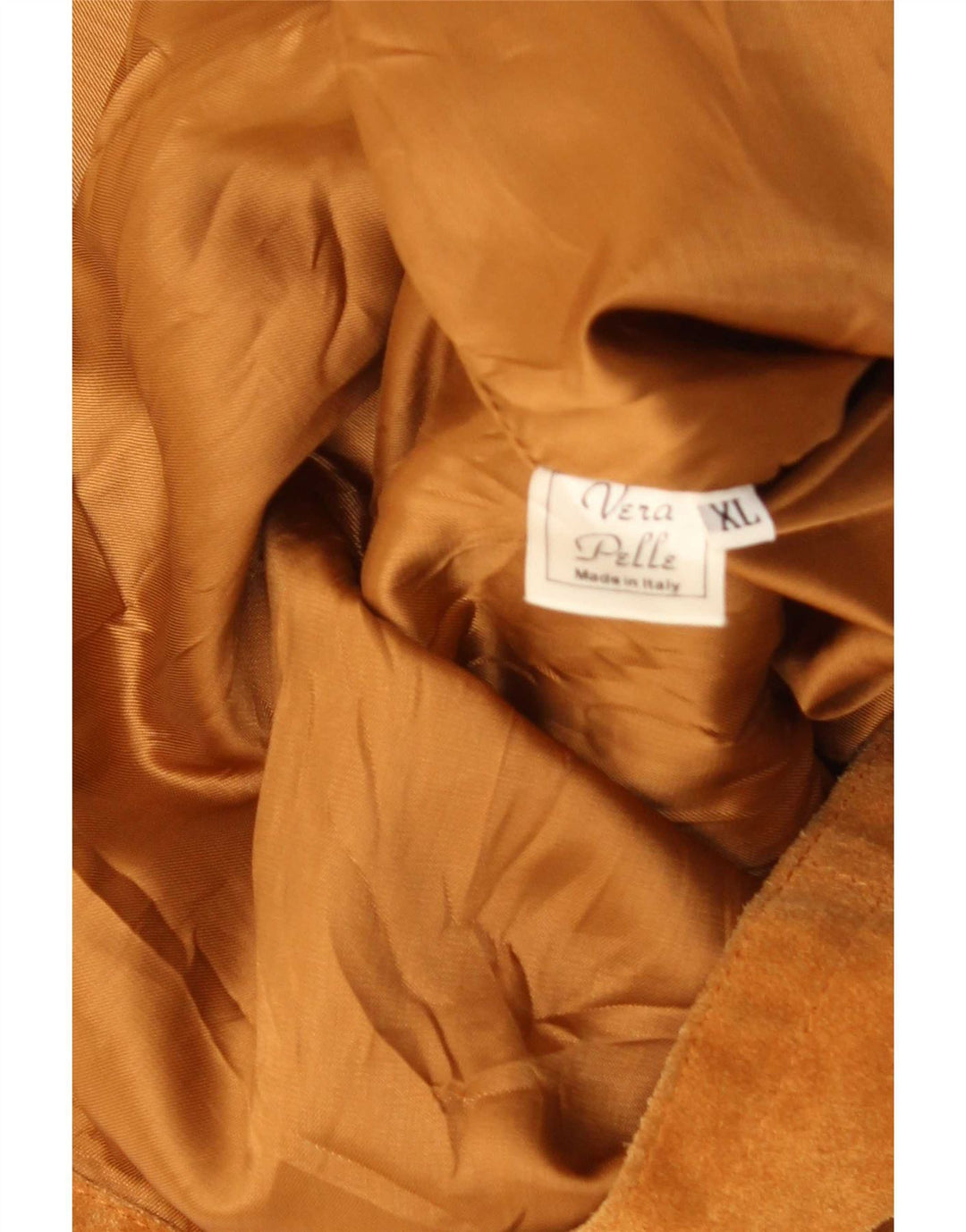 Vintage Mens Suede Jacket UK 42 XL Beige Leather
