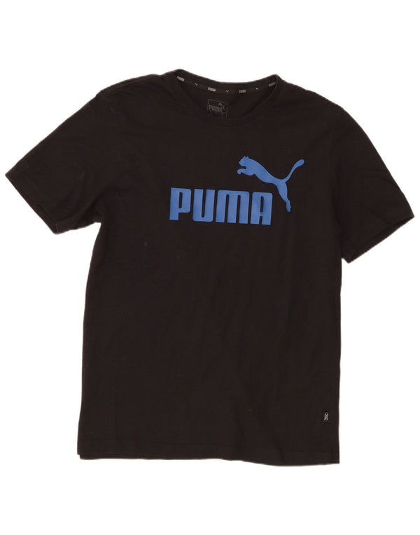 Puma Herre Grafisk T-Shirt Top Medium Sort