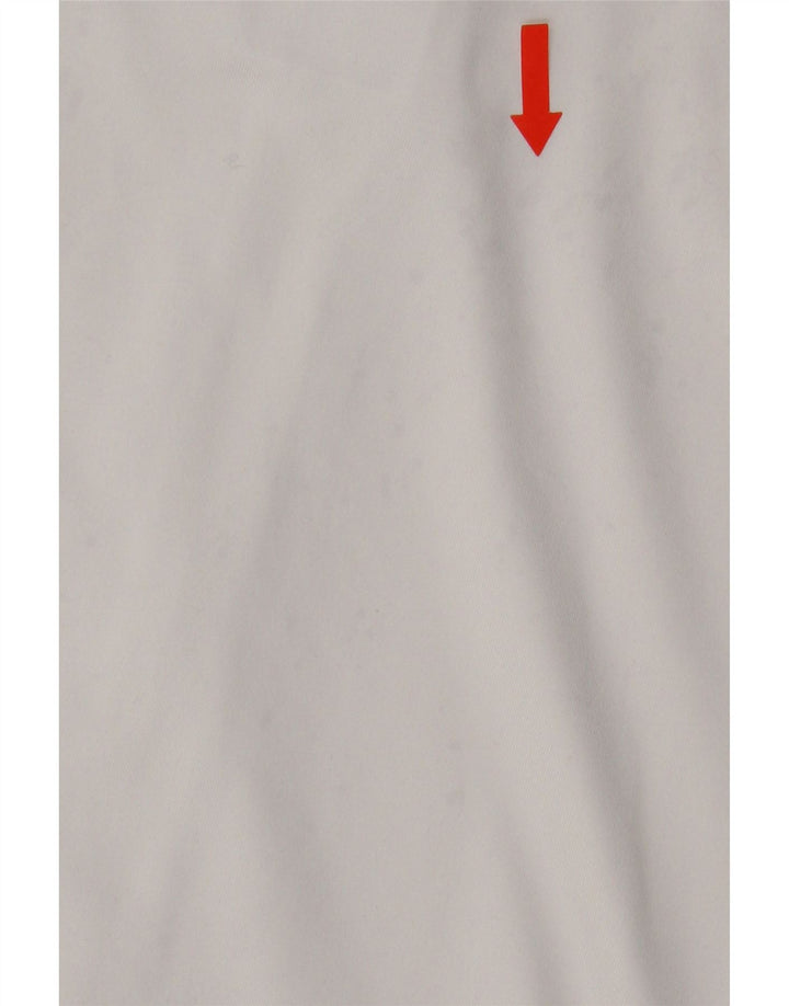 UNDER ARMOUR Womens Tracksuit Top Jacket UK 14 Large White Colourblock Vintage Under Armour and Second-Hand Under Armour from Messina Hembry 