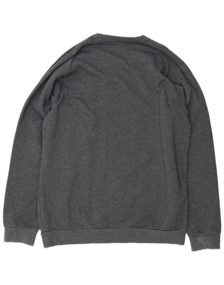 ADIDAS Mens Sweatshirt Jumper XL Grey Cotton