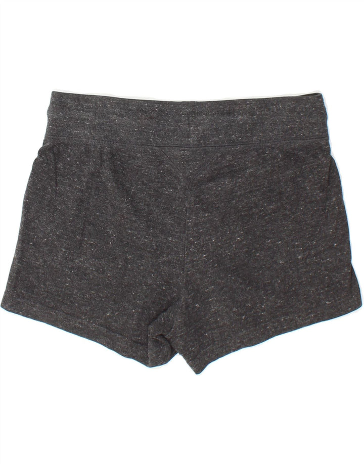 NIKE Womens Graphic Sport Shorts UK 10 Small  Grey Flecked Polyester Vintage Nike and Second-Hand Nike from Messina Hembry 