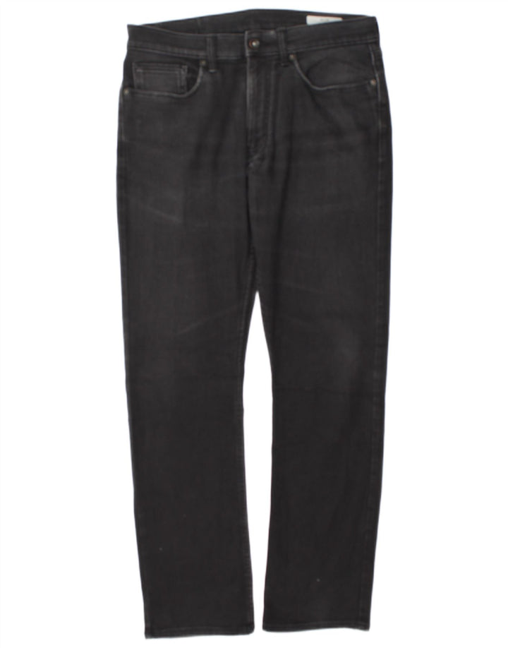 Marks & Spencer Mens Slim Jeans W32 L31 Black Cotton