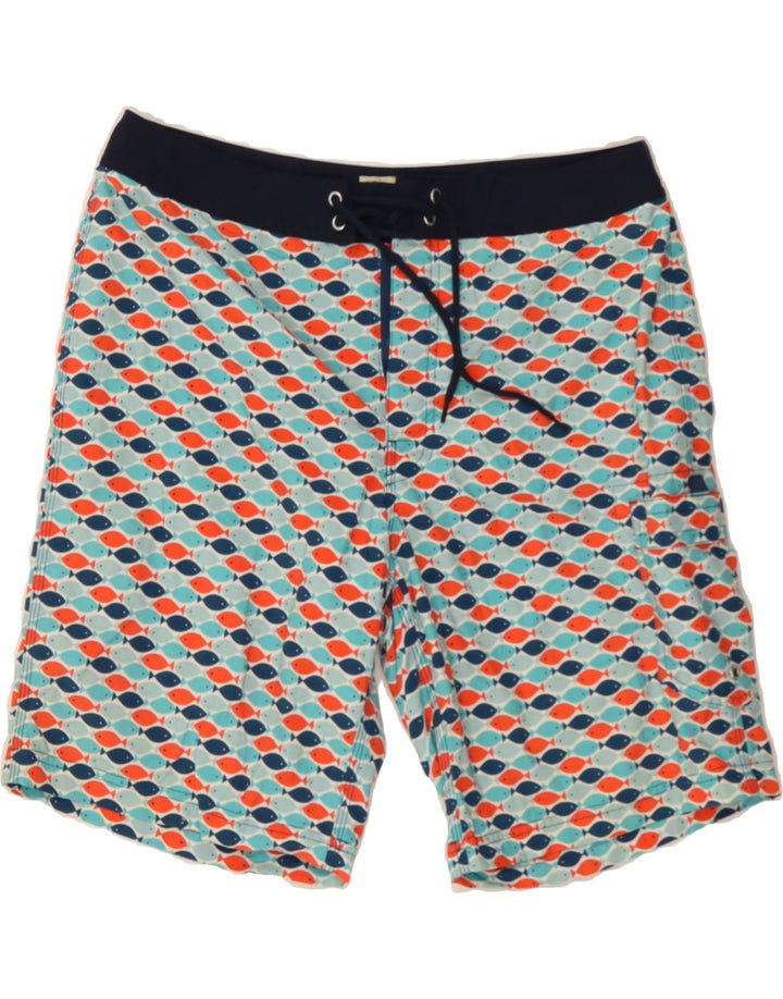 J. CREW Mens Graphic Swimming Shorts Medium Multicoloured Nylon Vintage J. Crew and Second-Hand J. Crew from Messina Hembry 