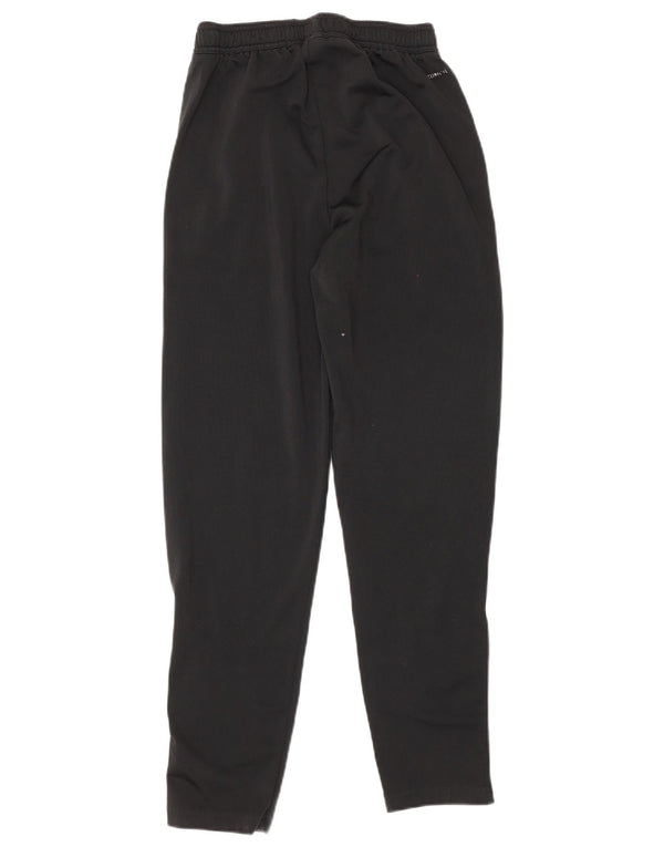Adidas Boys Tracksuit Trousers 11-12 Years Black Polyester Sports