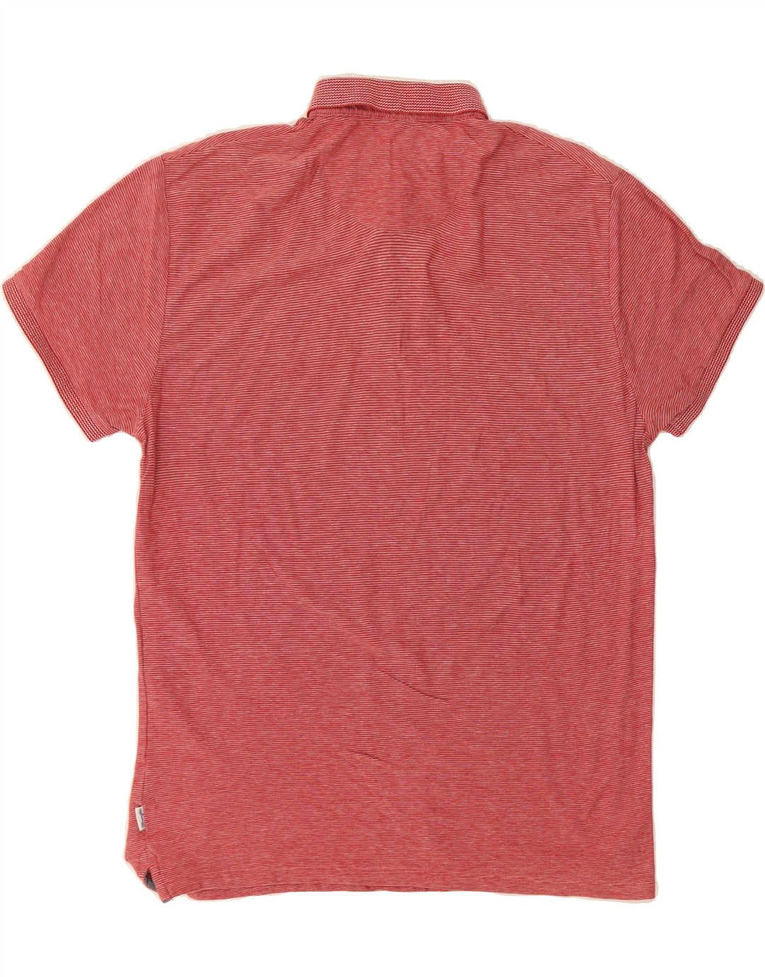 WRANGLER Mens Regular Fit Polo Shirt Medium Red Pinstripe Cotton Vintage Wrangler and Second-Hand Wrangler from Messina Hembry 