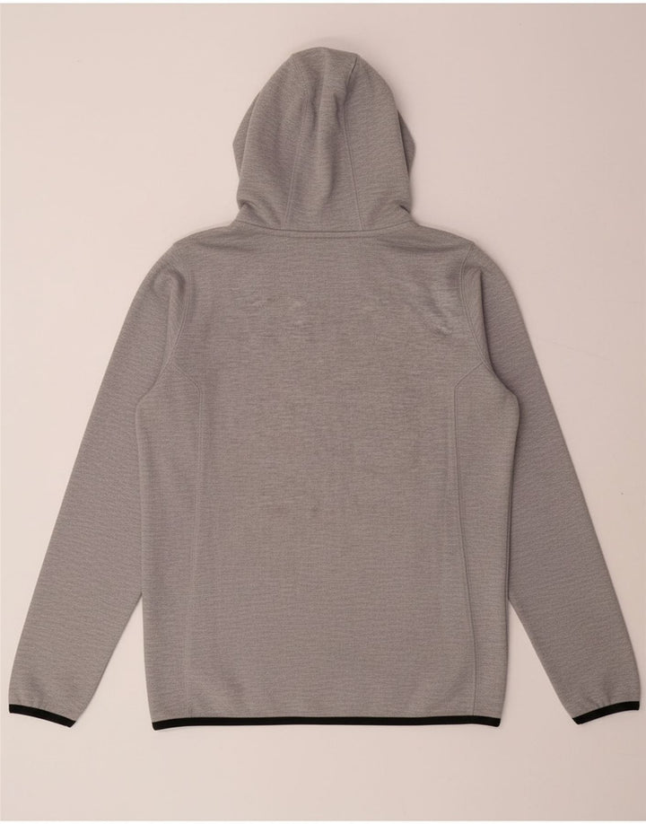 UMBRO Mens Zip Hoodie Sweater Small Grey Polyester