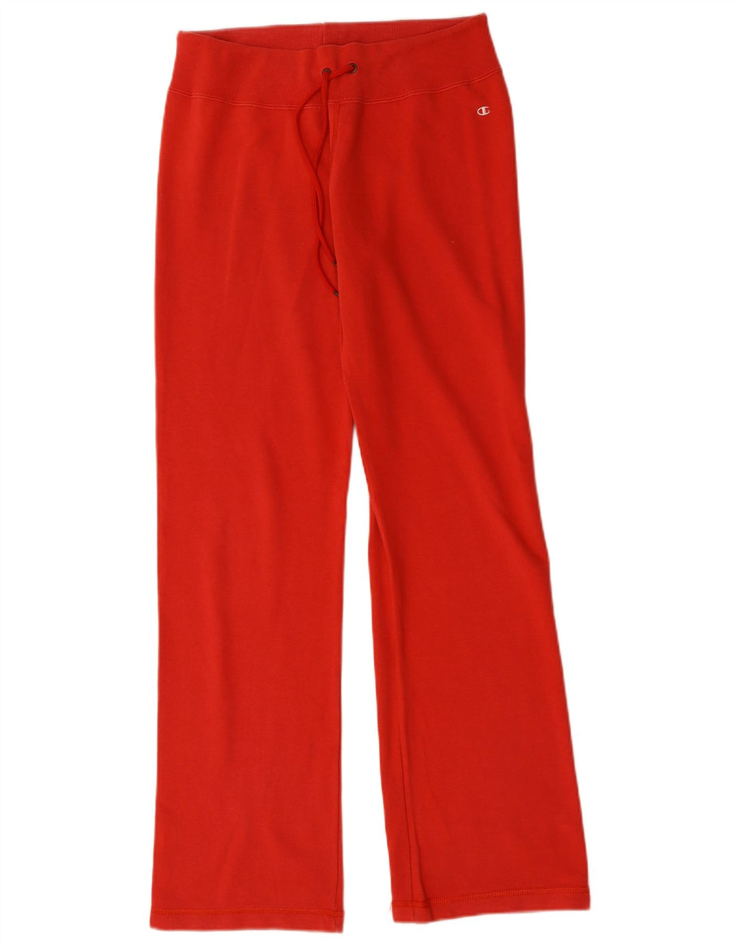 Champion Womens Tracksuit Trousers UK 14 Medium Red Cotton