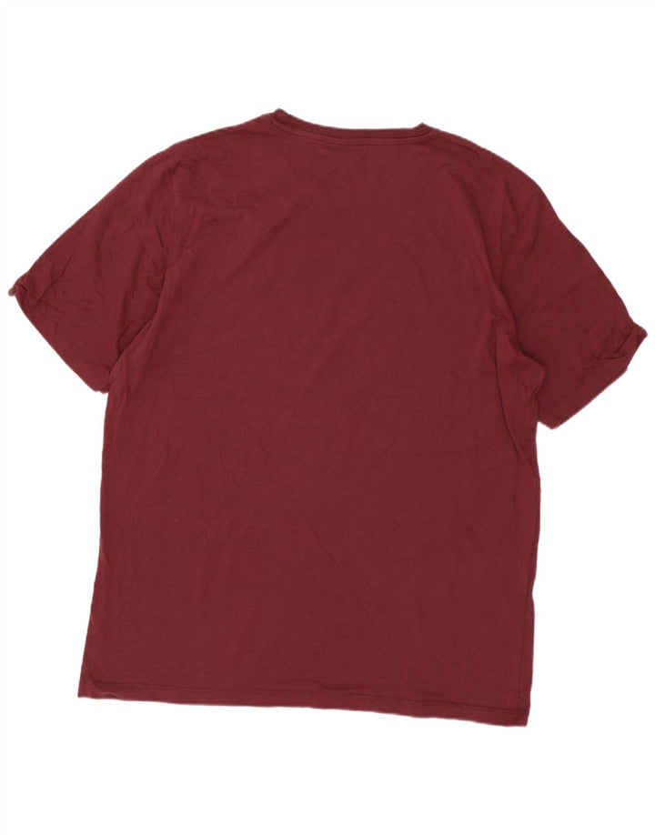 T-shirt da uomo Jack & Jones Top bordeaux medio