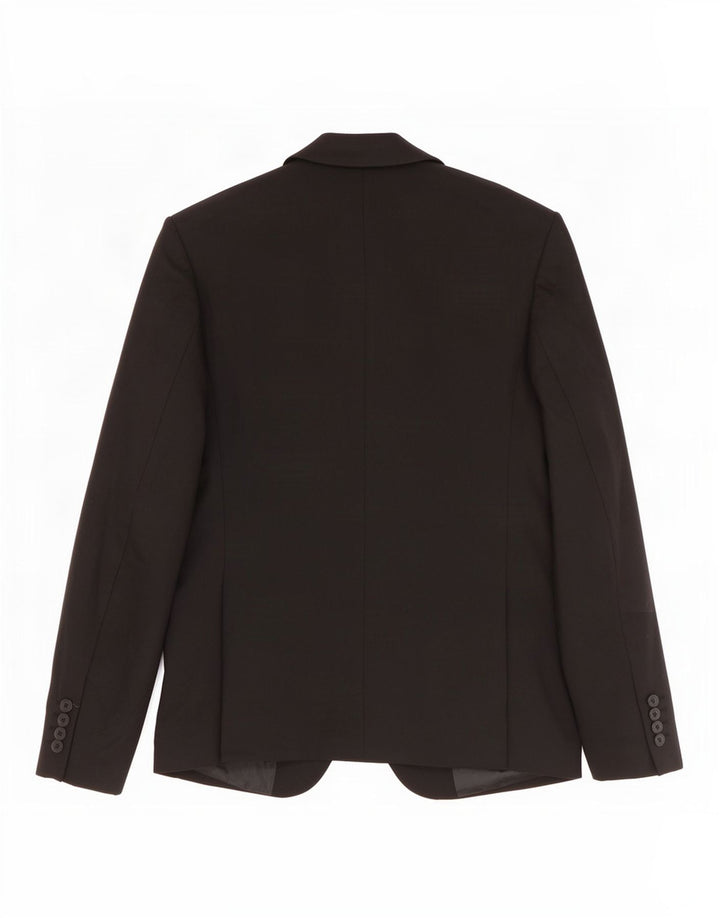 Giacca blazer da uomo a 2 bottoni Zara EU 48 poliestere nero medio