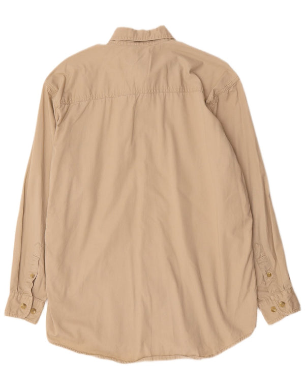 Lee Mens Shirt Medium Beige Cotton