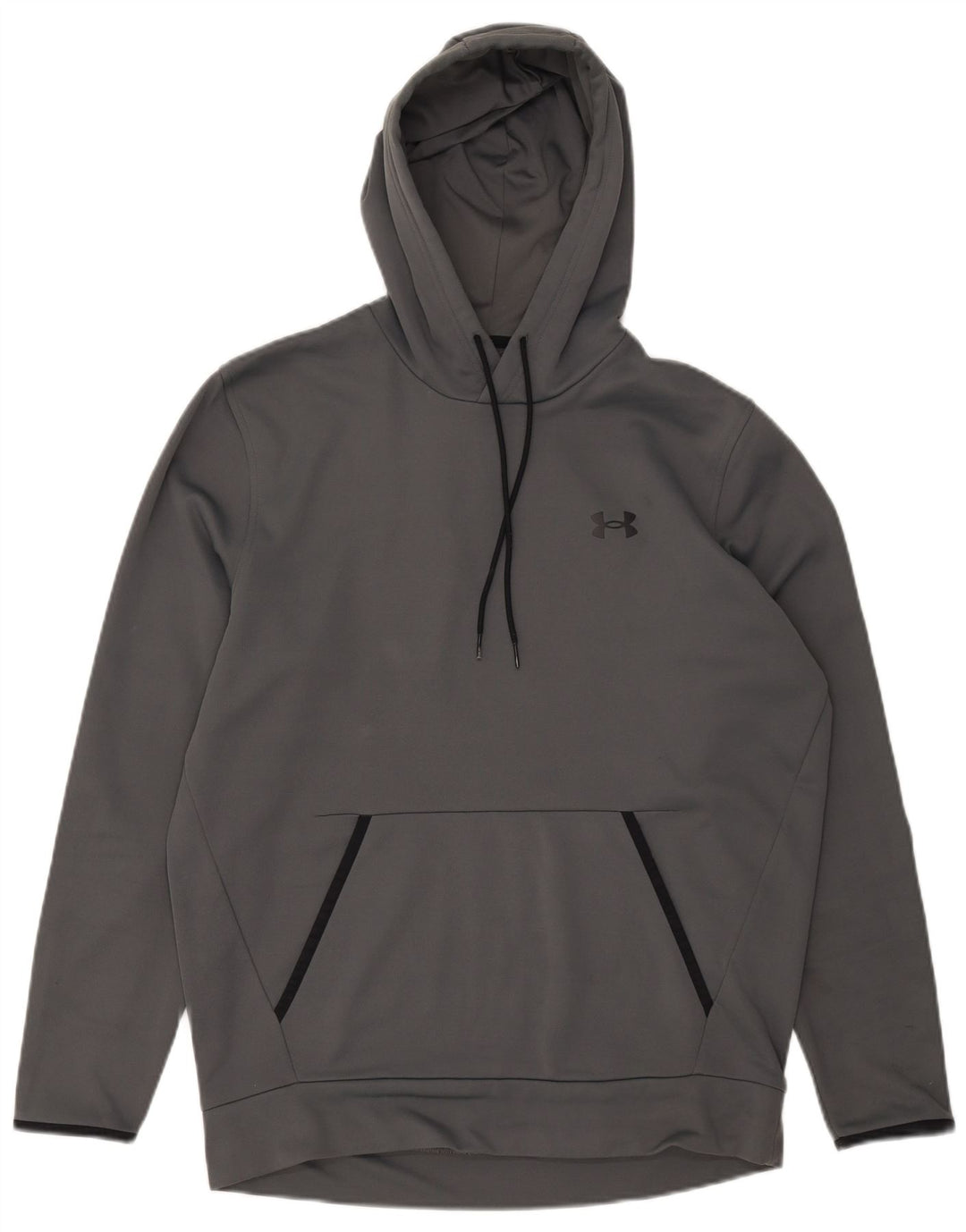 UNDER ARMOUR Mens Hoodie Jumper Medium Grey Polyester