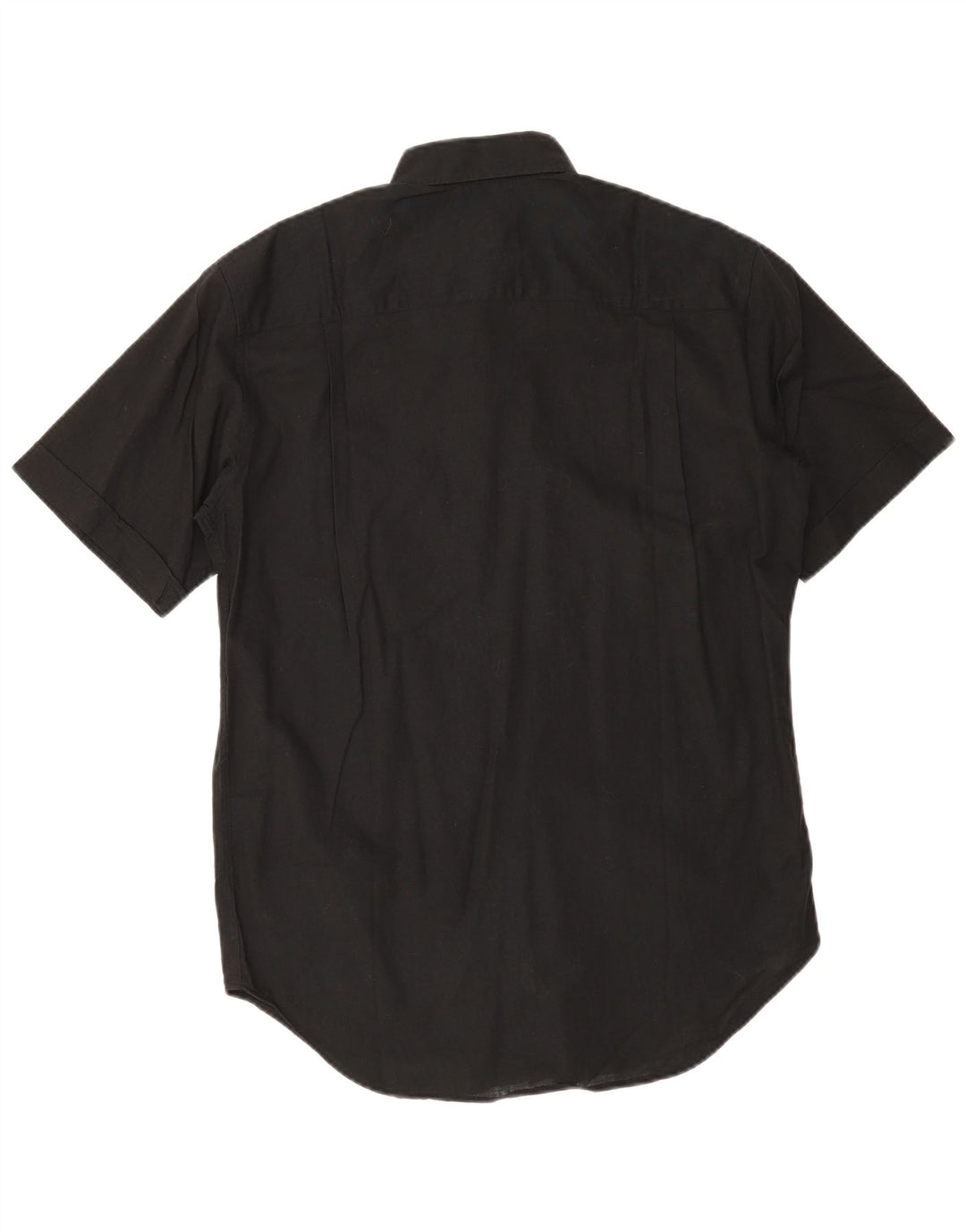 Trussardi Herren Kurzarmhemd Größe 40 151/2 Medium Schwarz