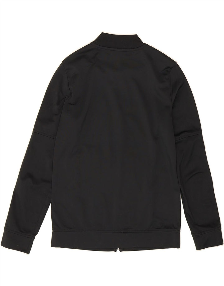 ADIDAS Womens Tracksuit Top Jacket UK 12/14 Medium Black Polyester Vintage Adidas and Second-Hand Adidas from Messina Hembry 