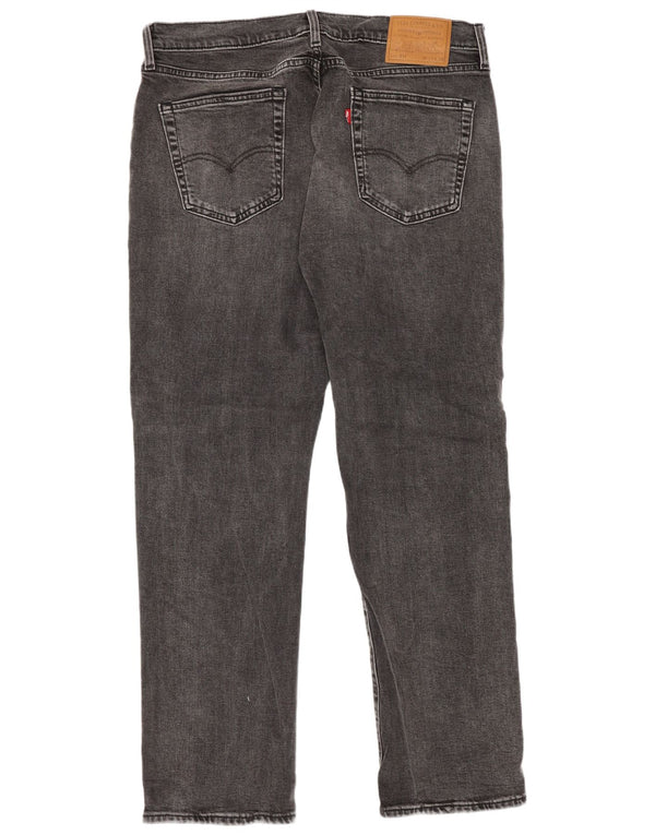 Levi's Herre 514 Straight Jeans W34 L30 Grå Bomuld