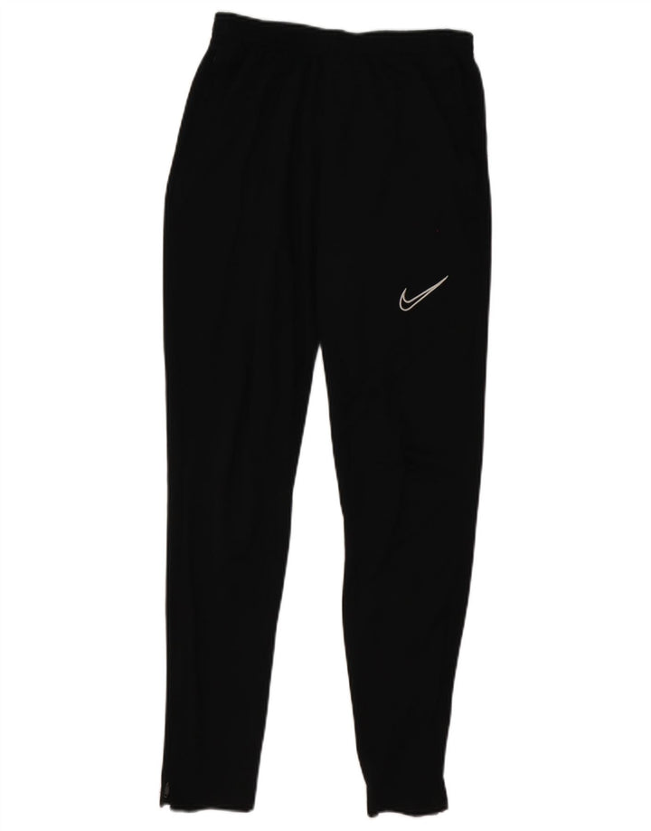 Nike Mens Dri Fit Tracksuit Trousers Small  Black Polyester