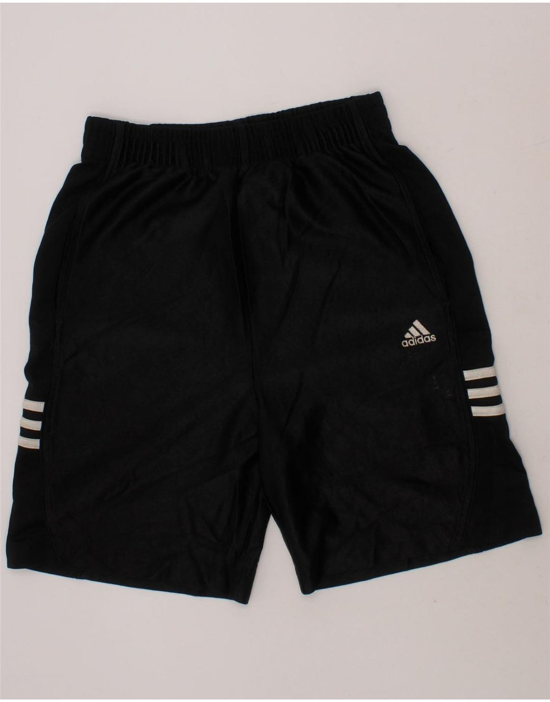 ADIDAS Boys Sport Shorts 11-12 Years  Black Polyester Vintage Adidas and Second-Hand Adidas from Messina Hembry 