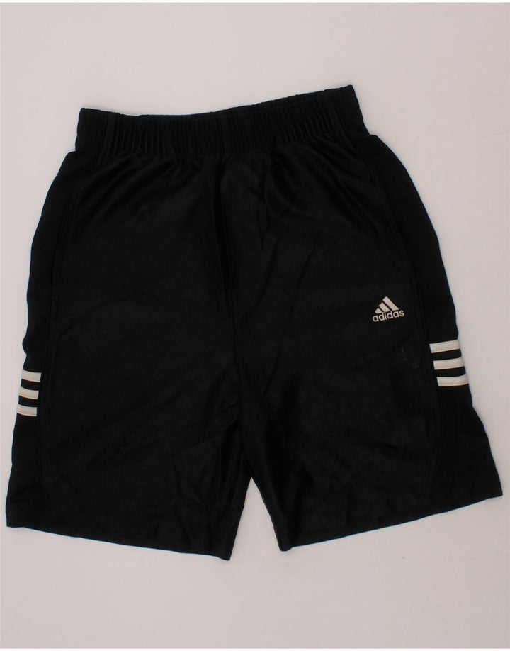 ADIDAS Boys Sport Shorts 11-12 Years  Black Polyester Vintage Adidas and Second-Hand Adidas from Messina Hembry 