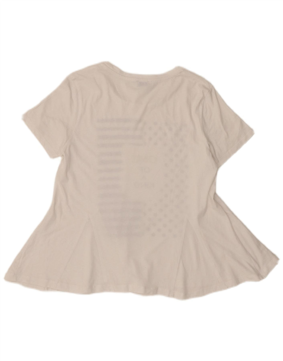 Liu Jo Womens Milano Graphic Blouse Top UK 12 Medium White