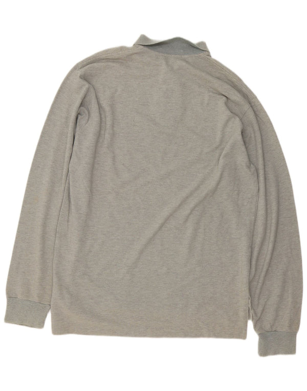 Polo Ralph Lauren - Camisa de manga larga para hombre, ajuste regular, talla grande, gris, clásico